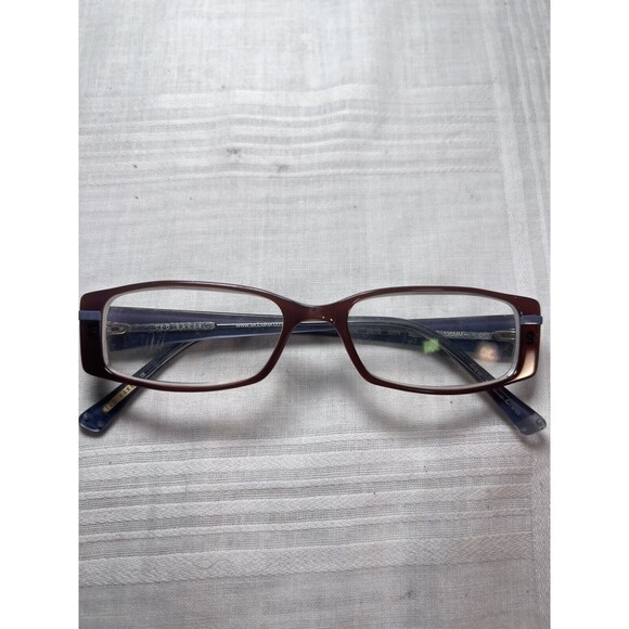 TED BAKER “SPLICE” Eyeglasses Frame B810 51-16-135 Burgundy Red Polished Y956 - Picture 1 of 8